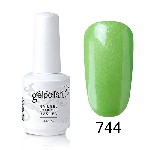 Elite99 15 пилка для ногтей стойкий Гель-лак для полировки ультрафиолетовая и Светодиодная лампа лак для ногтей DIY лак для ногтей инструменты для маникюра - Цвет: GNS744