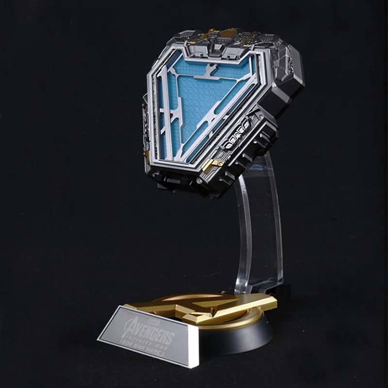 1:1 Scale Iron Man MK50 Arc Reactor With Stand Collectible Action Figure Model Toys MARK 50 Ironman Reactor Gifts For Men Kids