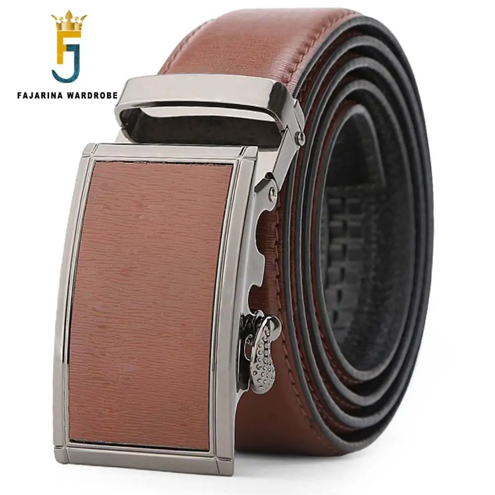 FAJARINA Brand Name Men's Formal Style 100 Cowhide Genuine Leather