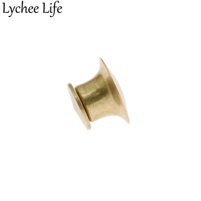 Lychee Life 10 шт. латунные булавки для спины Блокировка значок деятельности аксессуары с фабрики Домашняя одежда клуб школа