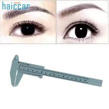 Красивые женские новые горячие 1 шт микроблейдинг многоразовые макияж измеряет брови направляющая линейка постоянные инструменты Oct 27