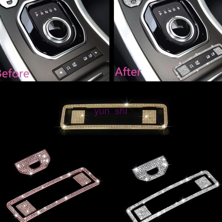 3 colors For Land Rover RANGE ROVER Evoque Freelander 2 Car Electronic Brake Handbrake Decoration Center Control Button Stickers