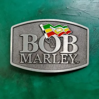 

1 Pcs Bob Marley Flag Luxury Men Western Cowboy Cowgirl Belt Buckle