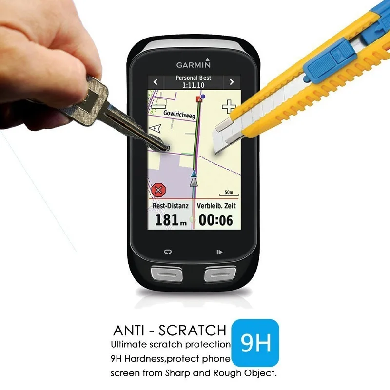 Vskey 50 шт. закаленное Стекло для Garmin Edge 830 820 530 520 130 1030 1000 Экран протектор gps защитная пленка