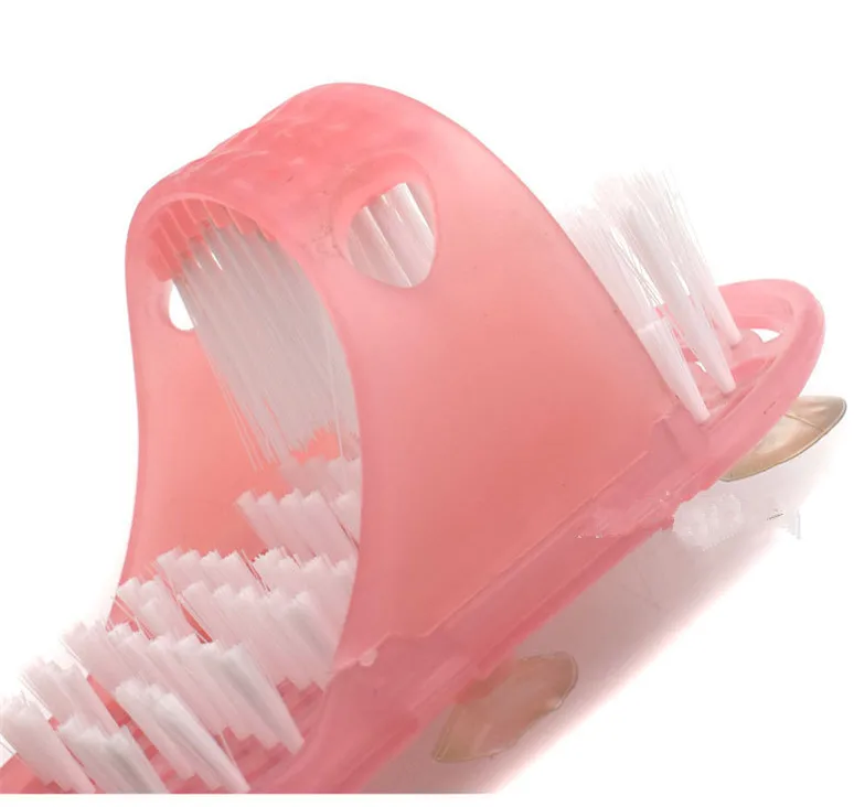 28 см* 14 см* 10 см Пластик обувь для ванной Душ Кисть массажные тапочки обувь для ванной s щетка для ног Пемза для ног щетки для чистки