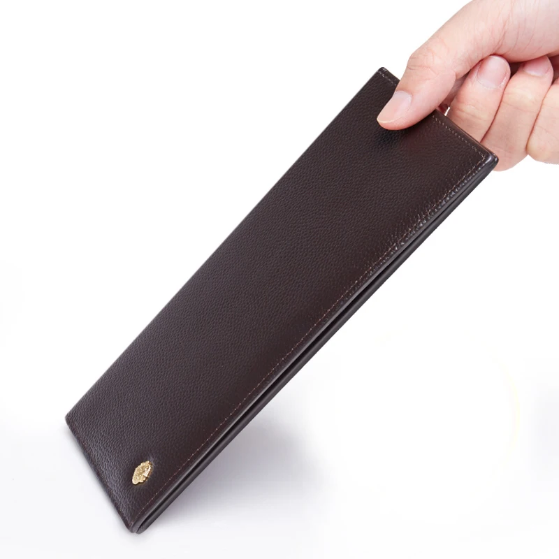 Tanie Laorentou portfele kopertówki torebka z długim paskiem portfel męski miękka skóra z miejscem na kartę dla biznesu portfel męski skórzane kopertówki