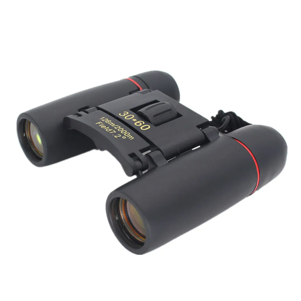 Outdoor Compact Binoculars 30x60 Zoom Telescope Foldable