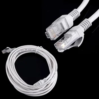 

500pcs 10m RJ45 to RJ45 Lan Cable Ethernet Patch Link Cat5 Cat5e Network Lan Cable white DHL free