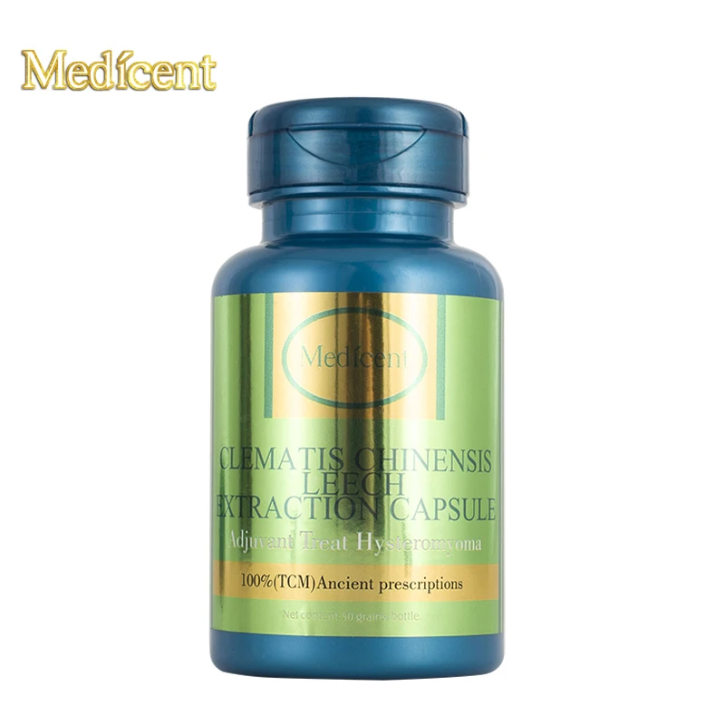 

Medicent Clematis chinensis Leech Extraction Capsule, Adjuvant Treat Hysteromyoma, Cure Depressed mood and hysteromyoma, 50pcs