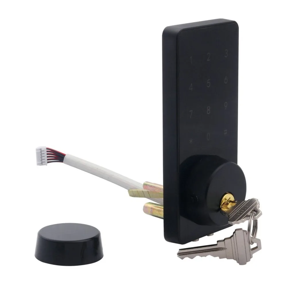 

LESHP Electronic Keyless Bluetooth Code Key Digital Keypad Back-lighted Door Lock Unlock With Security Lock 2018New