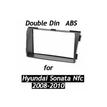 Doble Din para HYUNDAI Sonata, NF 2009 Radio CD DVD Audio Panel Dash Mount Ajuste Montaje Kit Fascia Face Marco Envolvente Bisel