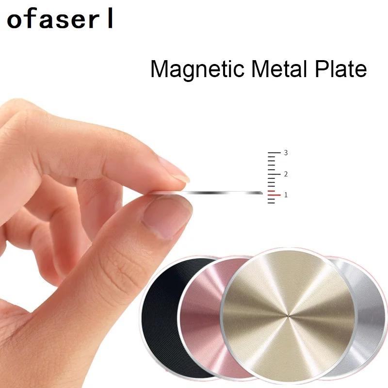 

Plating Iron Stickers for Magnetic Car Phone Holder Universal Metal Plate for Mount Magnet Car Holder Iron Sheets for iPhone X 7