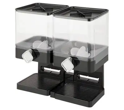 T BK 2 BOX 3.7LX2 Новое банку Potes Кухня хранения банок Крупы Коробки бытовой закуски семена дыни орехи конфеты распределителя герметичный коммерческих - Цвет: T BK 2 BOX 3.7LX2
