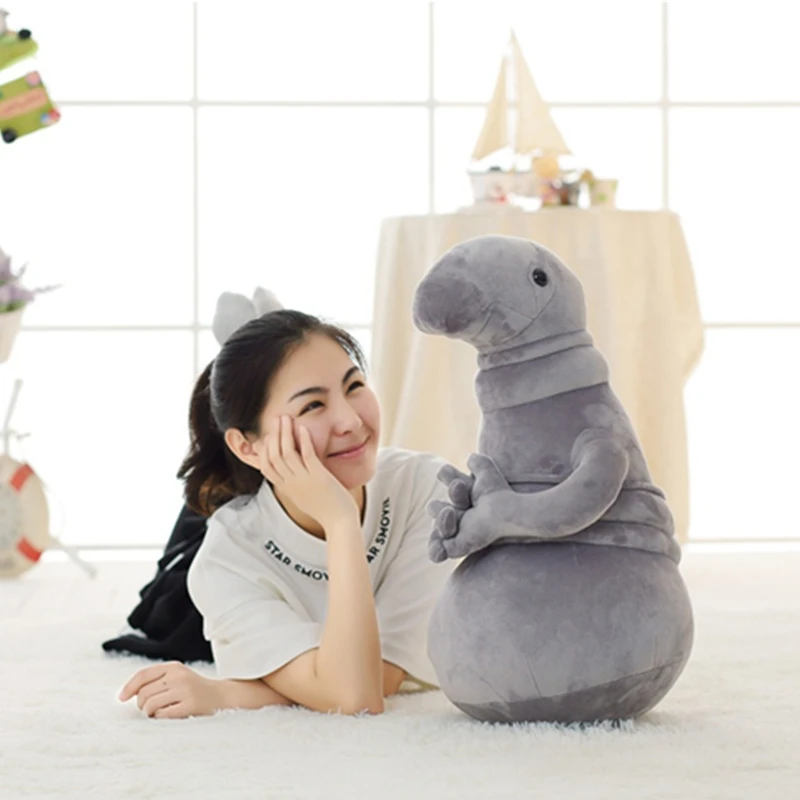 Alien Monster Zhdun Figure Soft Stuffed Waiting Plush Toy Meme Tubby Gray Blob Doll Toys Pochekun Homunculus Loxodontus | Игрушки и