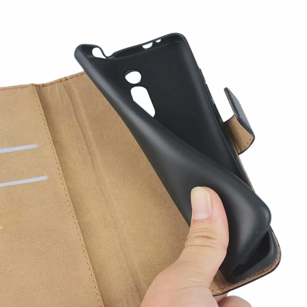 For Xiaomi Redmi K20 Pro& Xiaomi Mi 9T Pro Wallet Genuine Leather Case Book Stand Card Phone Cover - Цвет: Черный