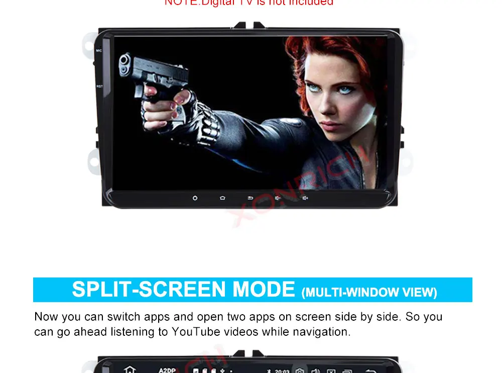 Excellent AutoRadio GPS Car DVD Multimedia Player For koda/Octavia/Seat/VW/CC/PASSAT B6 B7 Golf 5 6 RAM 2GB 4 Core Car Stereo GPS Navi DAB 24