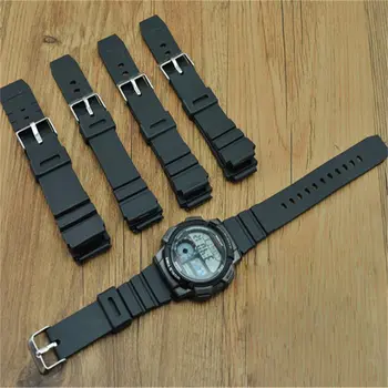 

Watchband Rubber Sport Wristband bracelet Men Watch belt bands strap For Casio g-shock watch Accessories 16mm 18mm 20mm 22mm