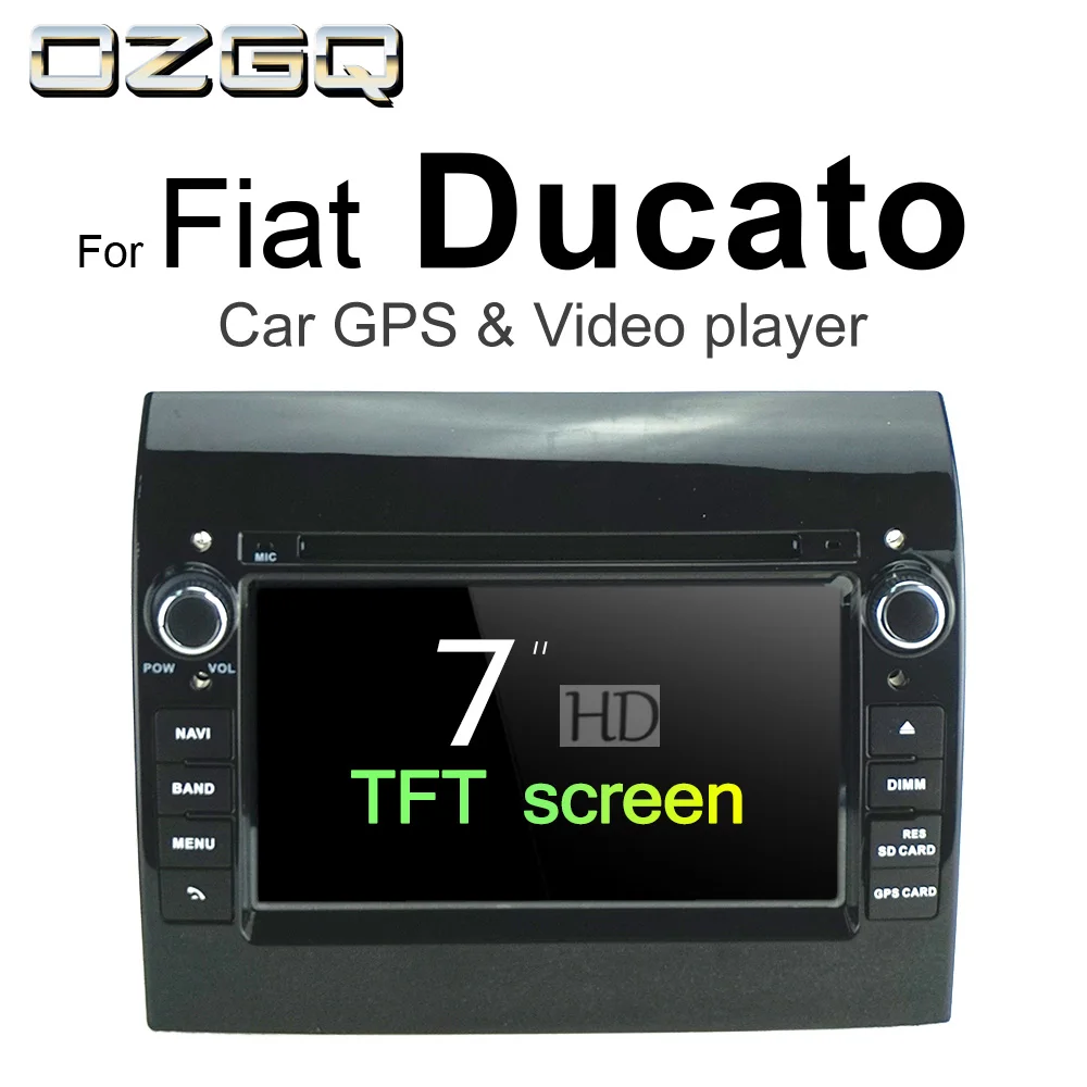 OZGQ Android 7 1 автомобильный dvd плеер для Fiat Ducato 2006 2018 экран Авто GPS навигация Bluetooth