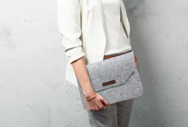 New Slim For Macbook Pro 13 A1278 Laptop Sleeve Case Wool Felt for Macbook Pro 12 A1278 Sleeve Mouse Charger Pouch Bag     (4)