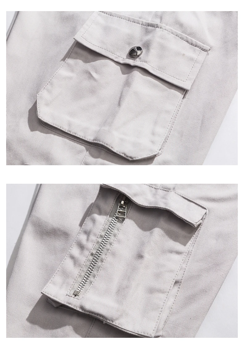 Male sweatpants Spring New Fashion streetwear Pattern Japanese Wash Overalls Easy Upon Zipper Leisure Pants Free shipping