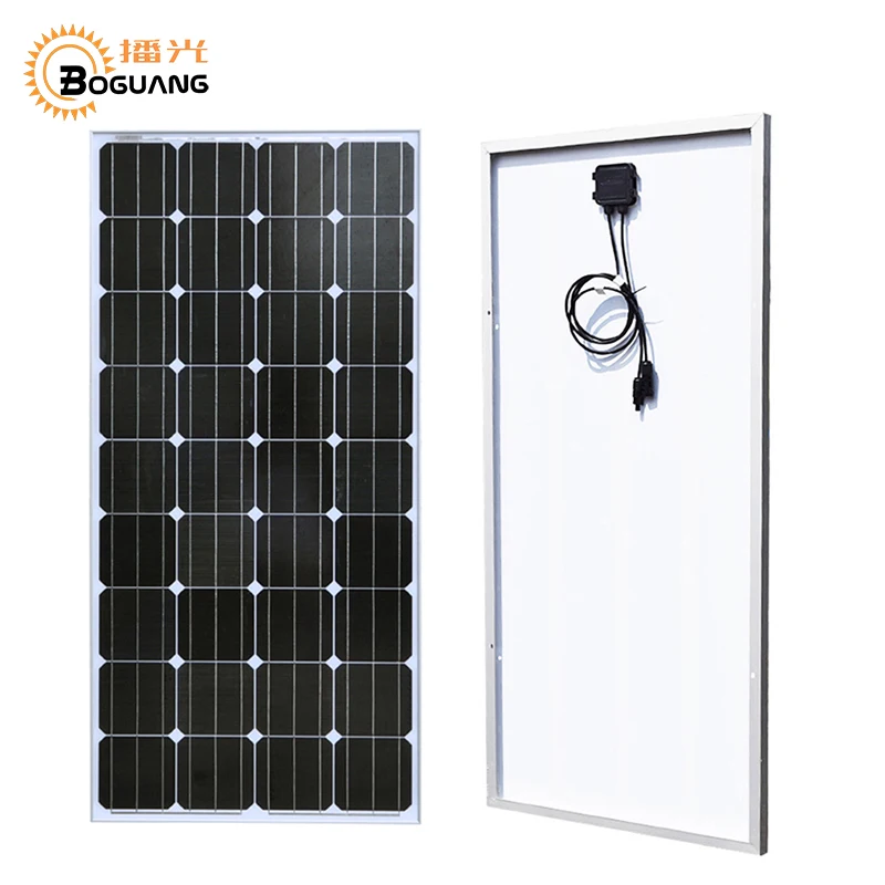 

Boguang 100 Watt Solar Panel Monocrystalline Silicon 18v 1175*530*25mm Battery Compartment System/Home Power Solar Charger Modul
