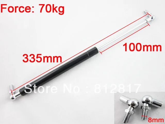 

70kg/154lbs Force 335*100mm Gas Spring Free Shipping