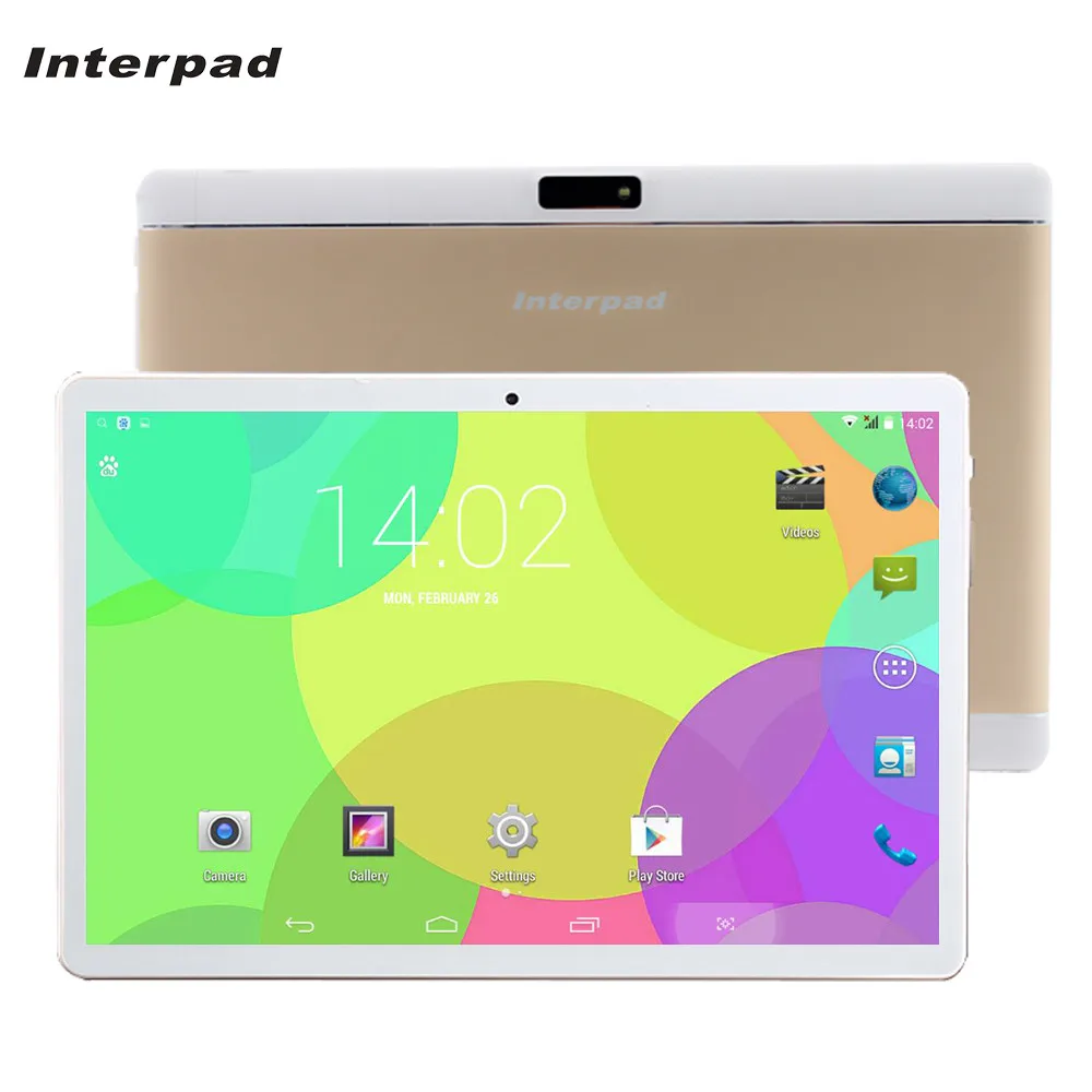 Interpad Tablet 10 1 MTK6582 4 ядра 3g планшет android SIM WI FI Bluetooth gps 2 ГБ Оперативная память 16