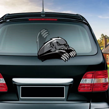 

Honey Badger Waving Wiper Decals PVC Car Styling Window Wiper Stickers Rear Windshield Stickers Car Stickers And Decals for Auto