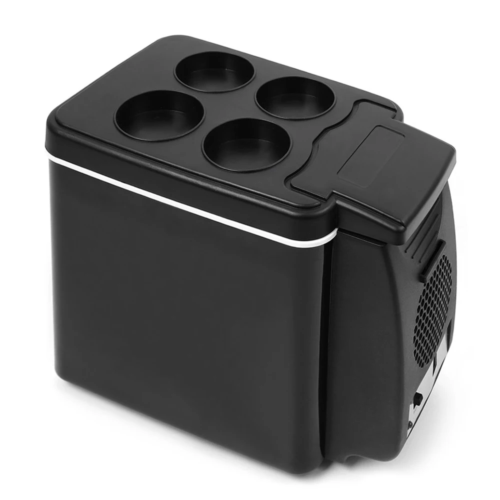  12V 6L Dual-Use Car Refrigerator Multi-Function Temperature Control Portable Box Cooler Warmer Dorm