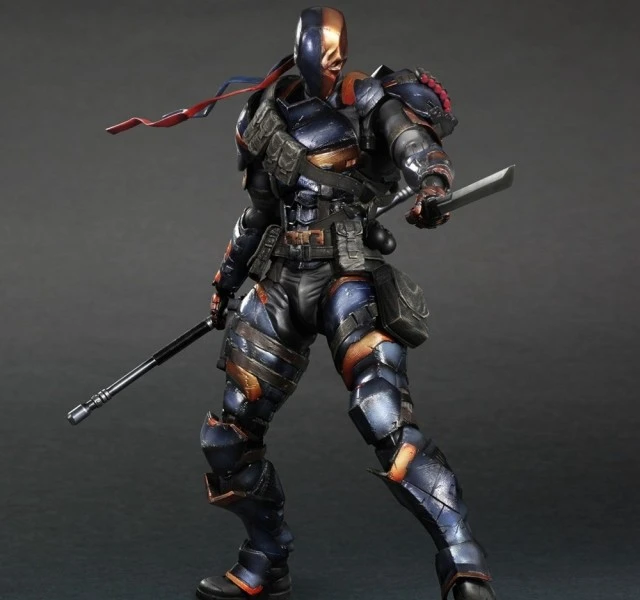 Deathstroke фигурка искусство Kai вариант Дэдпул ПВХ DC Terminator Slade Joseph Wilson 27 см