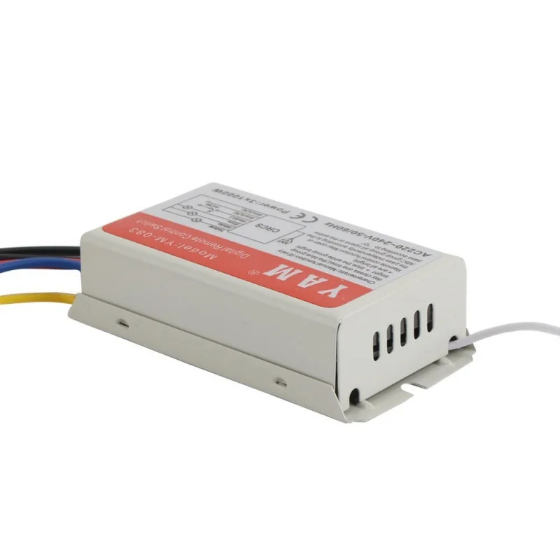

220V 3 Channel Wireless Remote Control Switch Digital Remote Control Switch for Lamp & Light