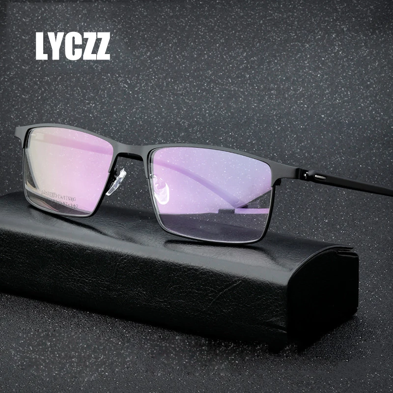 LYCZZ Ultralight Glasses Frame Men Gaming Computer Eyeglasses Males Optical Eyewear Mens Spectacle Frames relogio feminino Gafas |