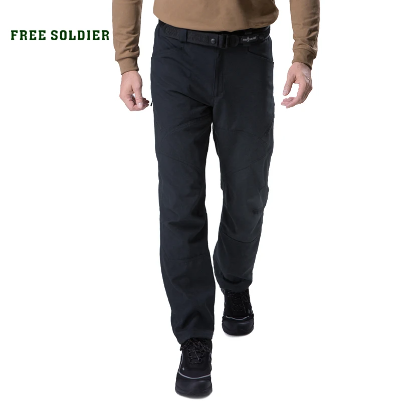 

FREE SOLDIER outdoor sports camping hiking tactical military pants scratch-resistant pants with multiple pockets for men