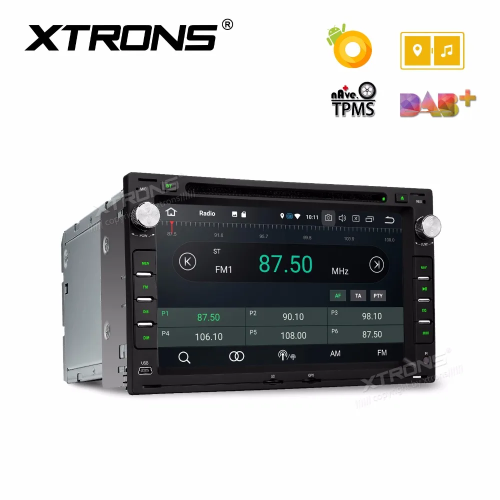 XTRONS 7 ''Android Восьмиядерный автомобильный Радио стерео Мультимедиа DVD плеер gps