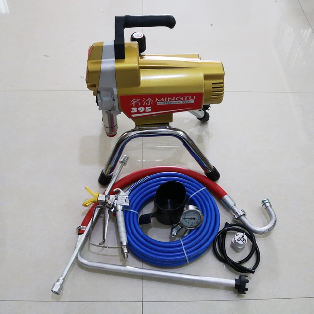 2018 New Profesional Electric Airless Paint Sprayer Piston Painting 2018 New Profesional Electric Airless Paint Sprayer Piston Painting Machine 395 With 2000w Motor Factory Ing Directly