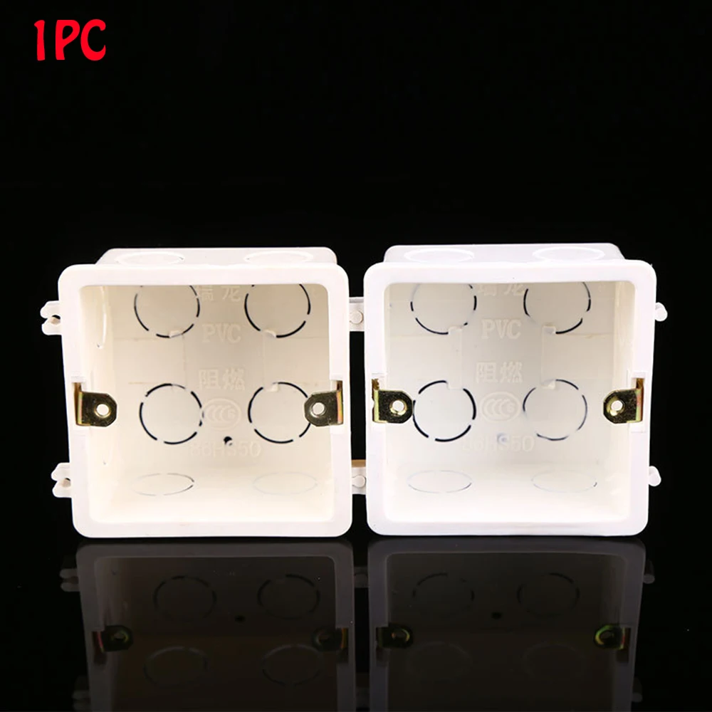 Распределительная коробка для монтажа в стену Стандартный Светильник сенсорный выключатель кассета распределительная коробка огнестойкая проводка задняя коробка настенный переключатель скрытый нижний