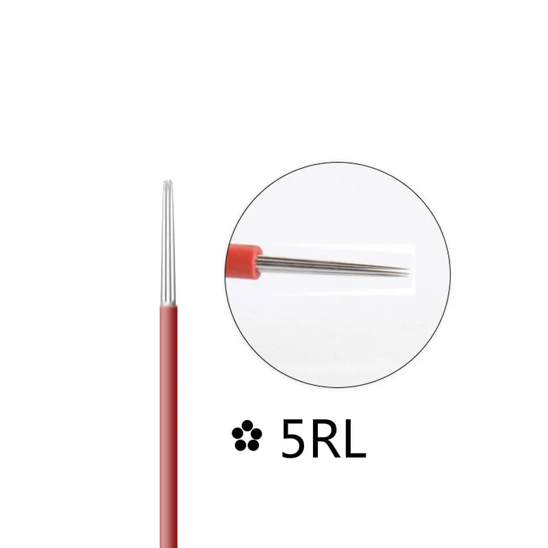 Professionelle 50 Stucke Einweg Runde Tattoo Nadeln Permanent Makeup Stift Fur Augenbraue Lippe 4 Grossen Mischen 5rl 3rl 3rs 5rs Tattoo Needles Needle Permanentmakeup Permanent Needles Aliexpress