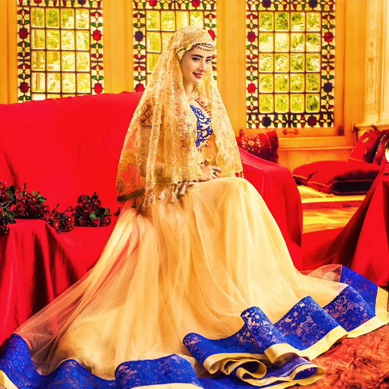 muslim marriage dress for girl