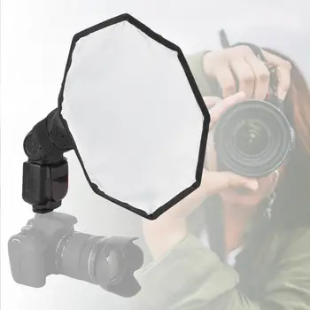 

New 30cm Universal Mini Portable Flash Softbox Diffuser for Flash Speedlite Speedlight Softbox Diffuser