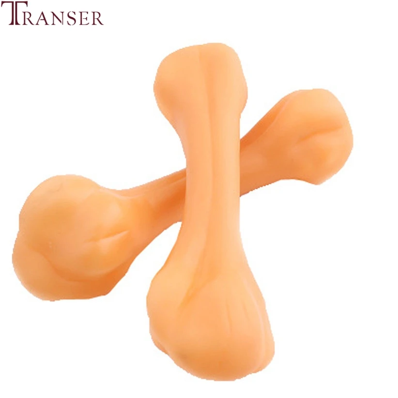 

Transer Pet Supply Rubber Bone Shape Squeak Sound Interactive Puppy Dog Toys Outdoor Training For Small Dogs 80116
