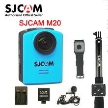 Оригинальная Спортивная Экшн-камера SJCAM M20 с Wi-Fi и гироскопом, HD 2160 P, 16 МП, 4 K, водонепроницаемая, DV, Bluetooth, часы, рычаг автоспуска, пульт дистанционного управления