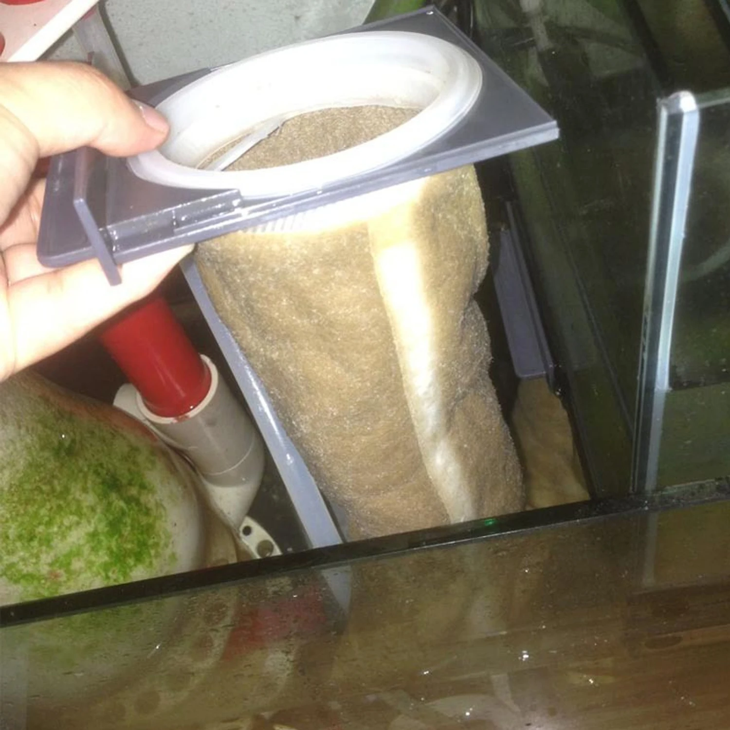 2PCS Durable Reusable 200 Micron Filter Socks Bags for Aquarium Fish