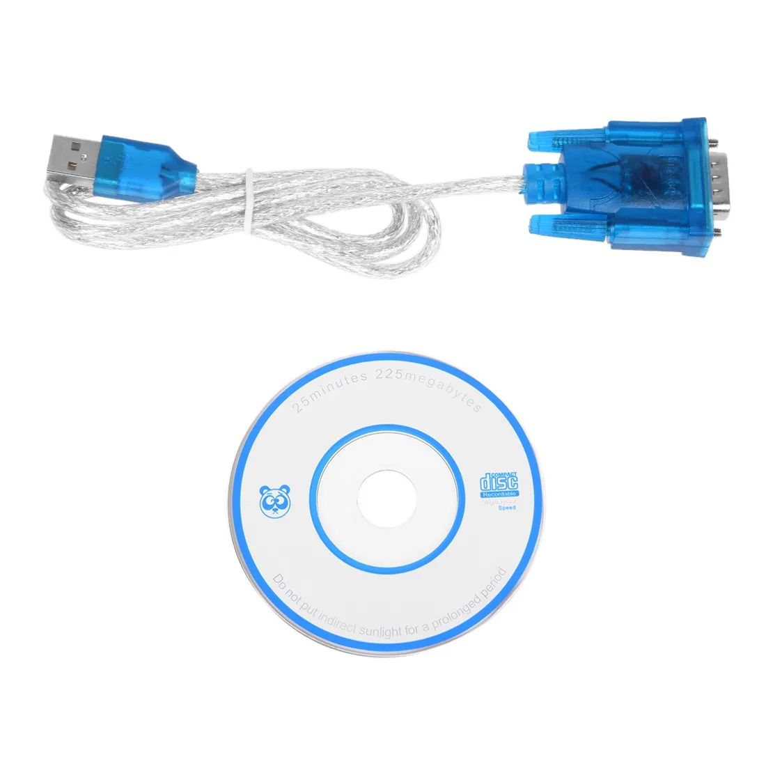 

HFES 3.2Ft Type A USB 2.0 Plug to RS-232 Serial D-Sub DB9 Male Adapter Cable