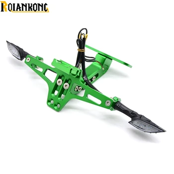 

For SUZUKI Motorcycle CNC Rear License Plate bracket folding with LED Light GSX-S750 GSX-S GSX 650F 750 1000 1250 1400
