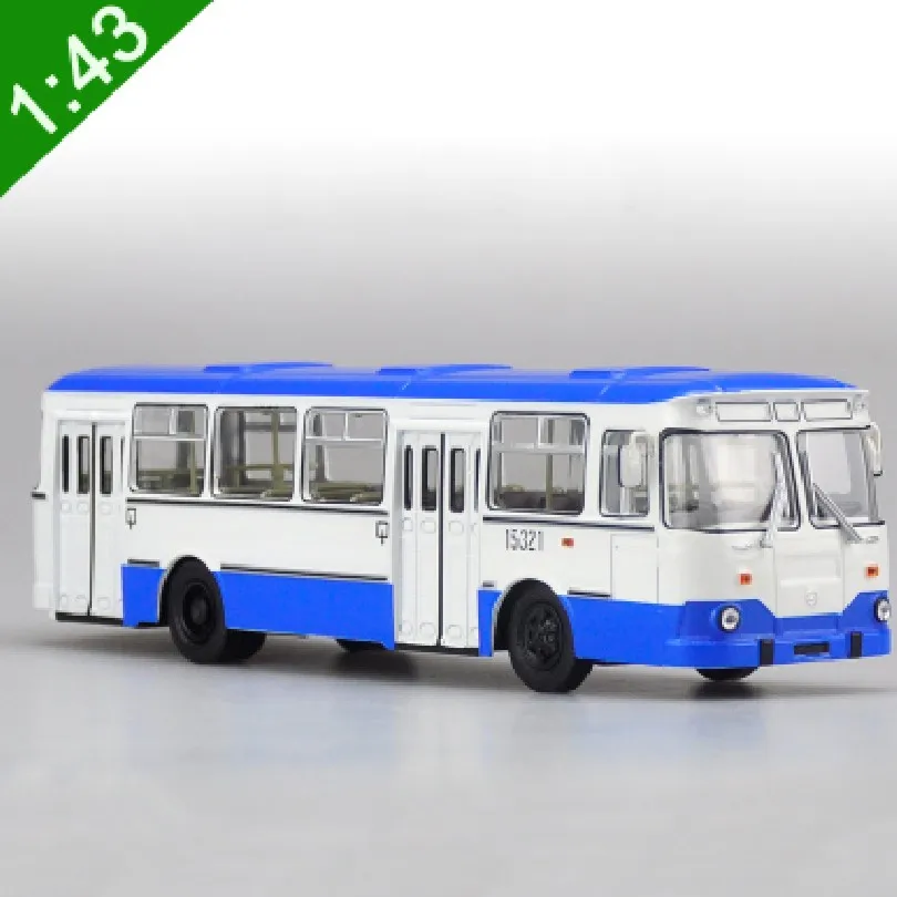 1:43 русский 677 м модель автобуса сплава литья под давлением Металл автомобиля для