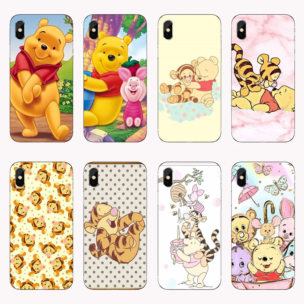 cartoon Winnie the pooh Phone Soft silicone Case Cover For iPhone 5 5S