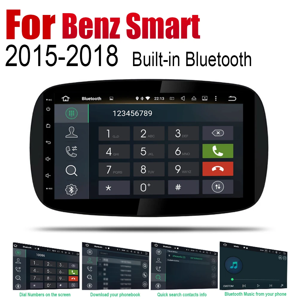Android автомобильный gps Navi для Mercedes Benz Smart Fortwo~ NTG плеер навигация WiFi Bluetooth Mulitmedia система стерео