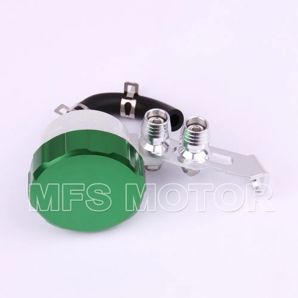 Motorcycle Part Universal Brake Clutch Fluid Reservoir Oil Tank Green