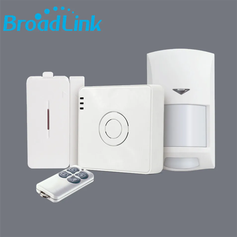New Broadlink S2-HUB Security Alarm System Kit Detector Motion Sensor Door Window Alarm Remote Control For Smart Home Automation