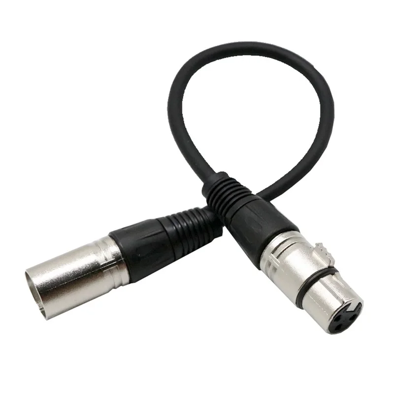 ABHU-XLR 3-контактный Мужской Женский микрофон аудио вход для микрофона экранированный кабель